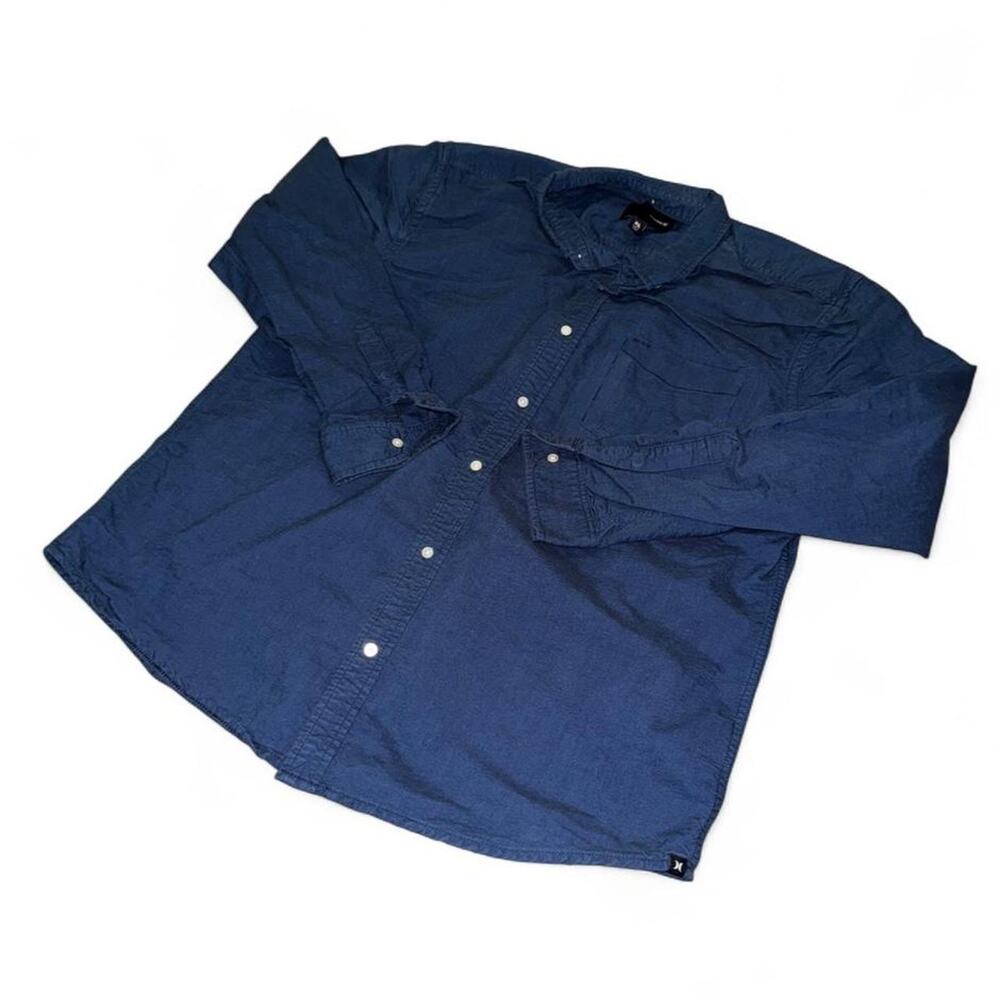 Hurley slate blue short sleeve